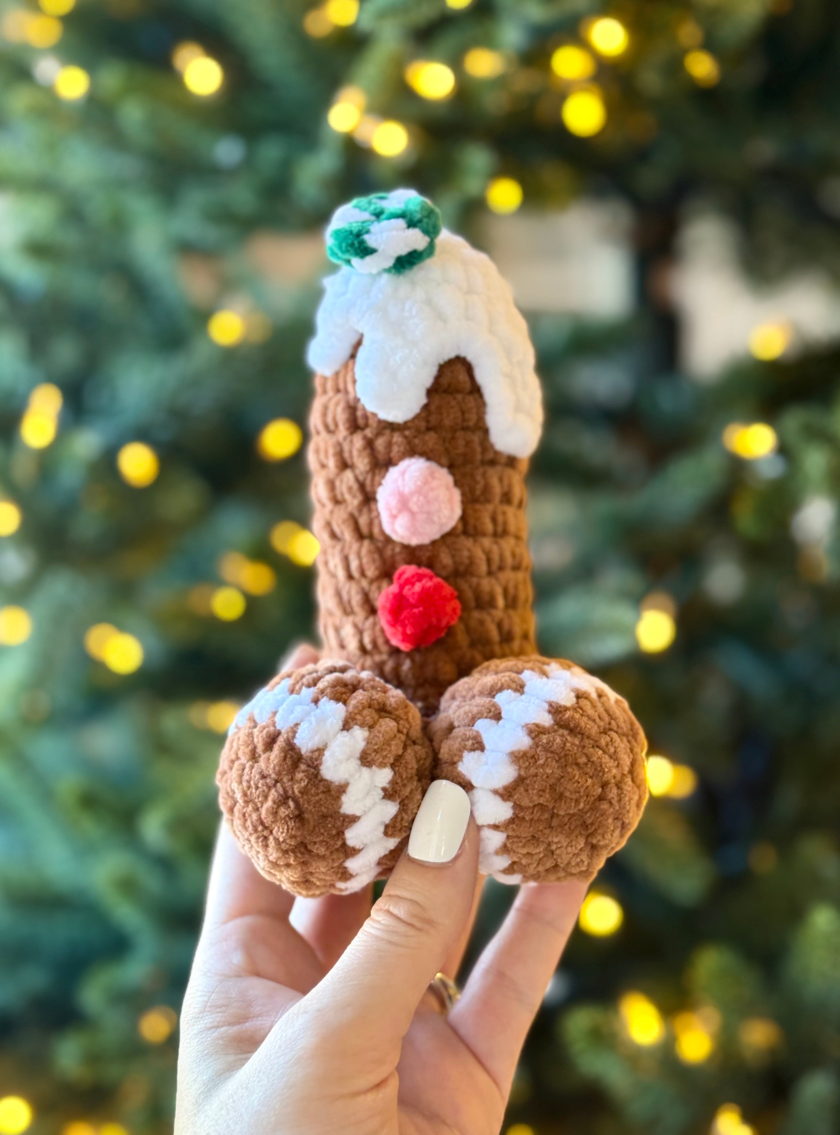 Gingerbread Penis Plushies