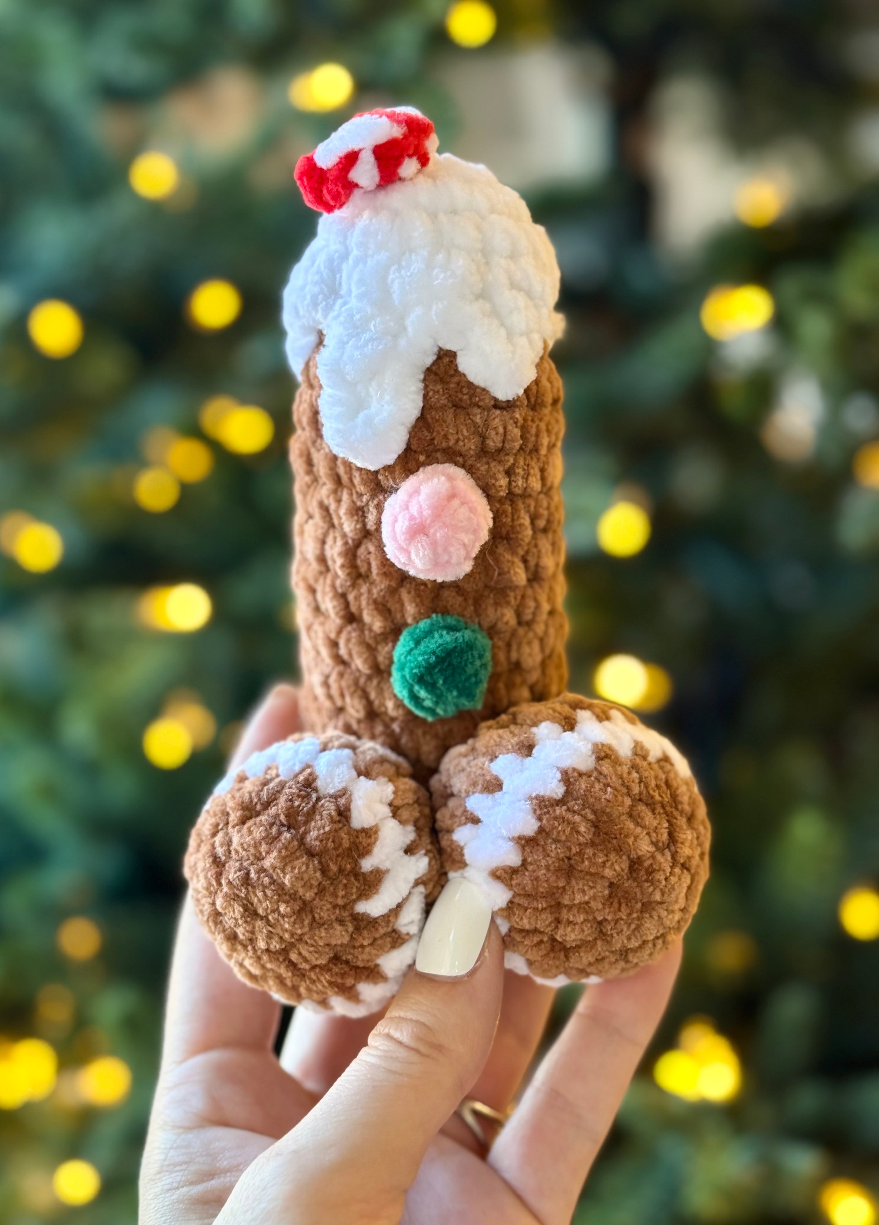 Gingerbread Penis Plushies