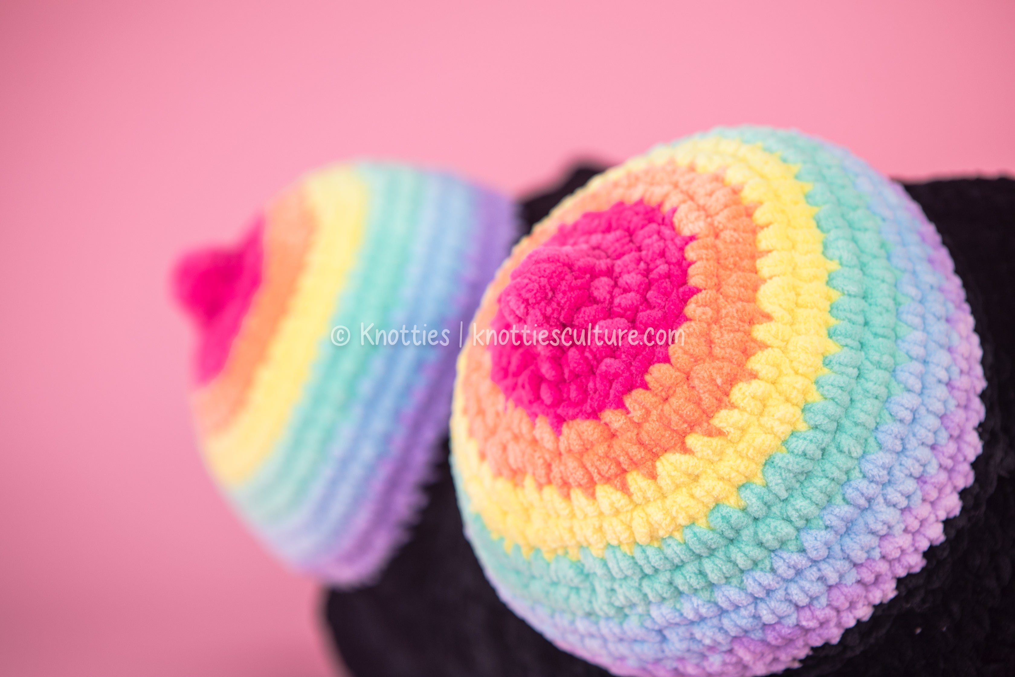 RAINBOW Boobie Pillow (WITH BACK POCKETS)