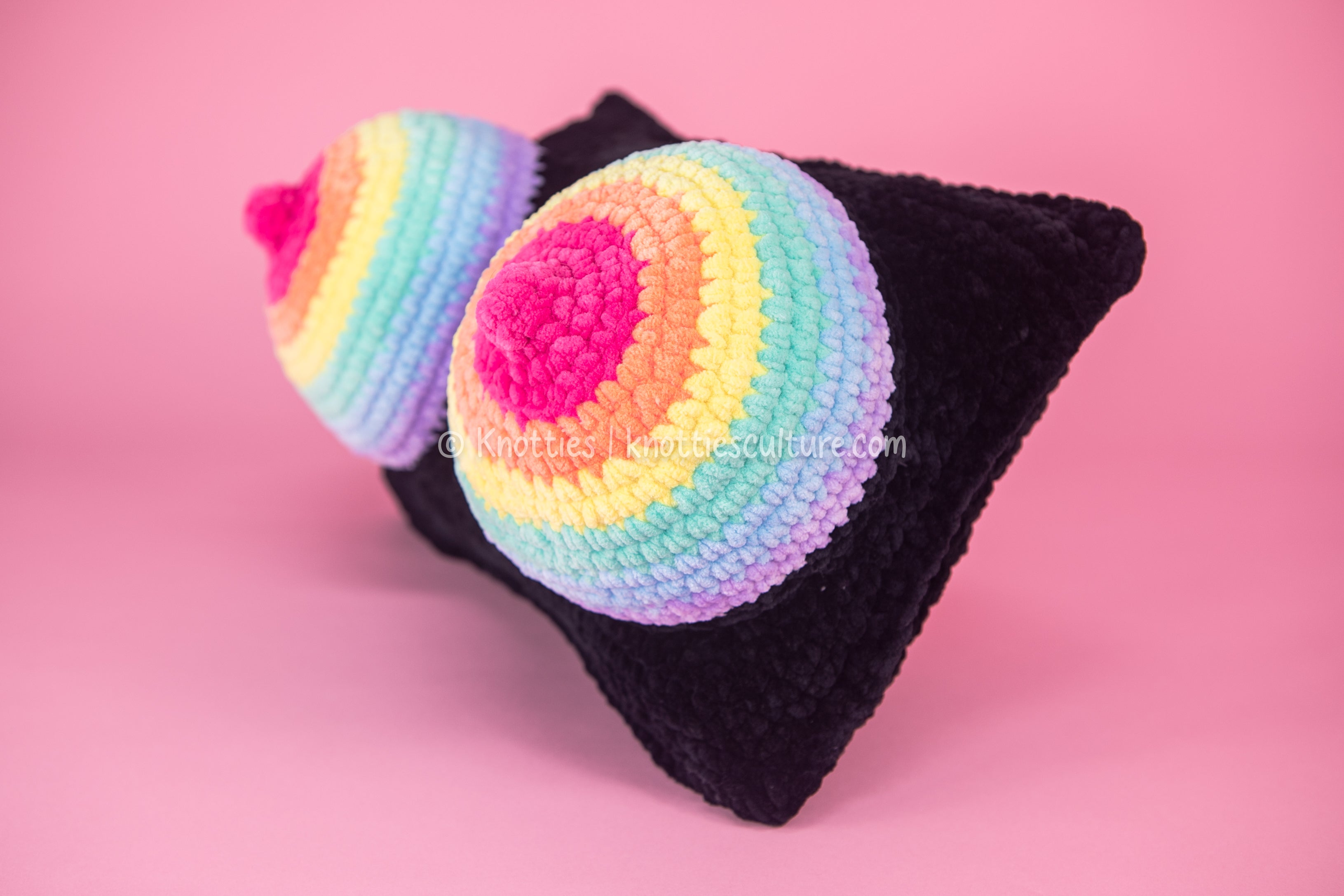 RAINBOW Boobie Pillow (WITH BACK POCKETS)
