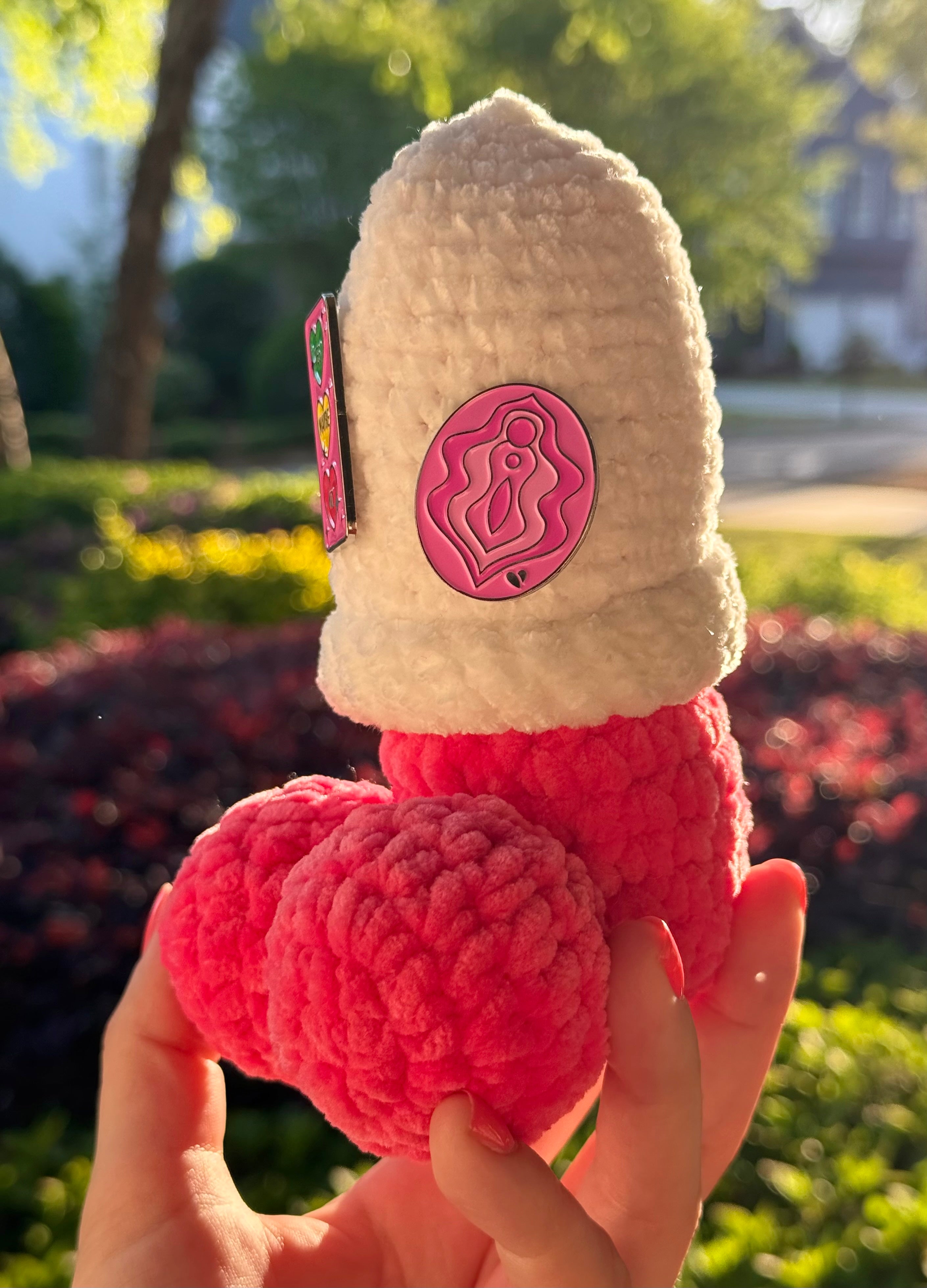 Vulva Anatomy Enamel Pin