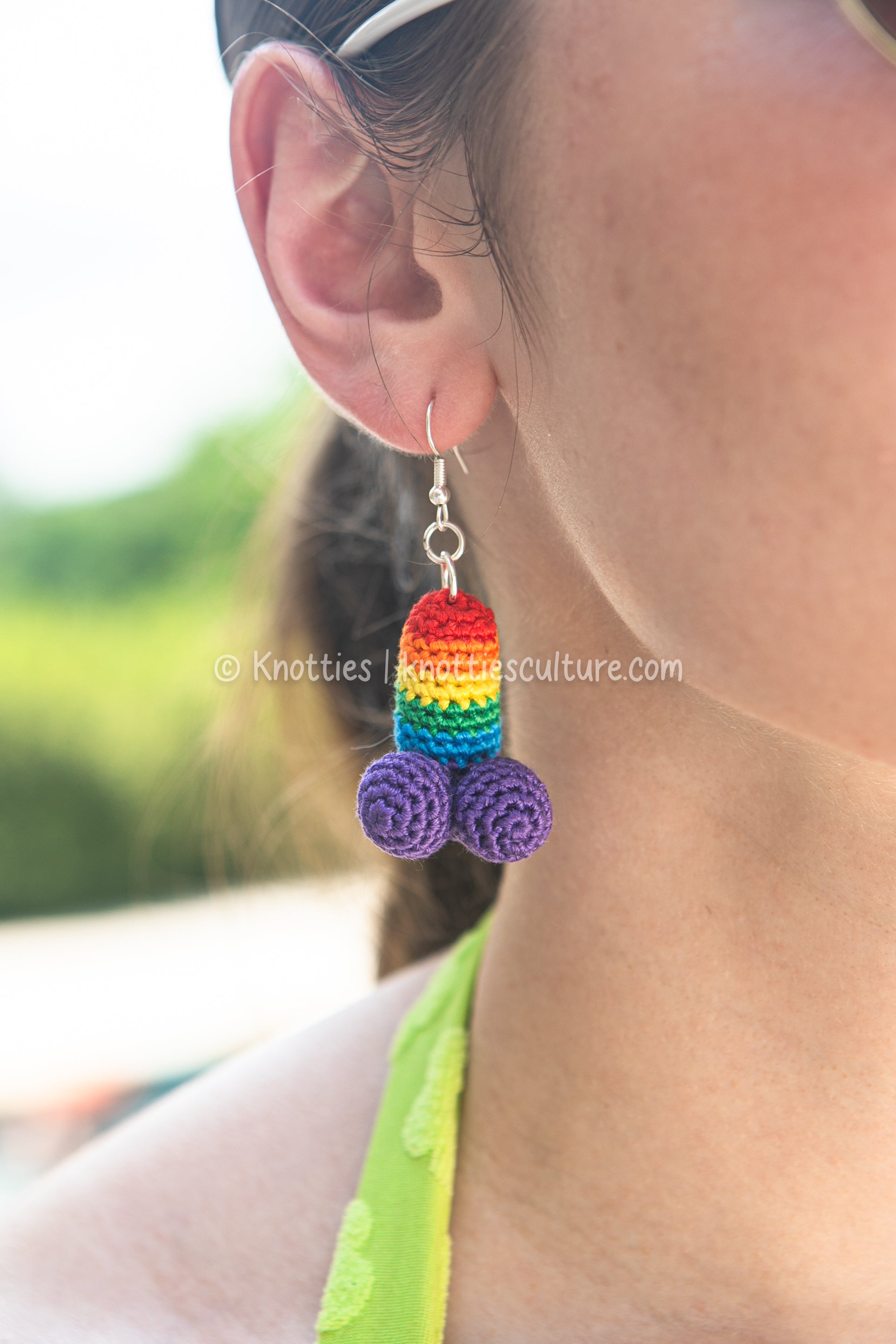 LIMITED DROP - RAINBOW Penis Earrings