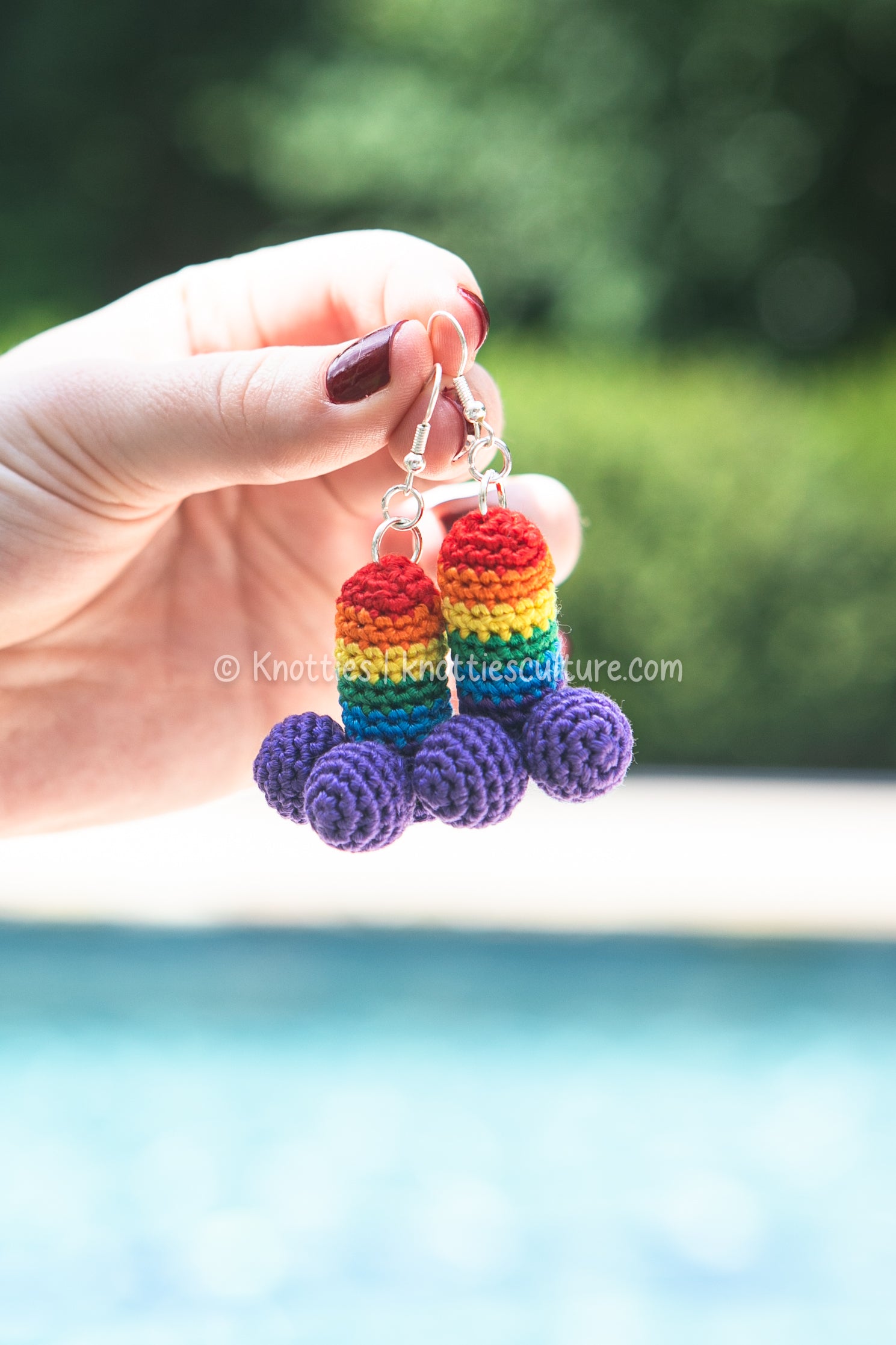 LIMITED DROP - RAINBOW Penis Earrings