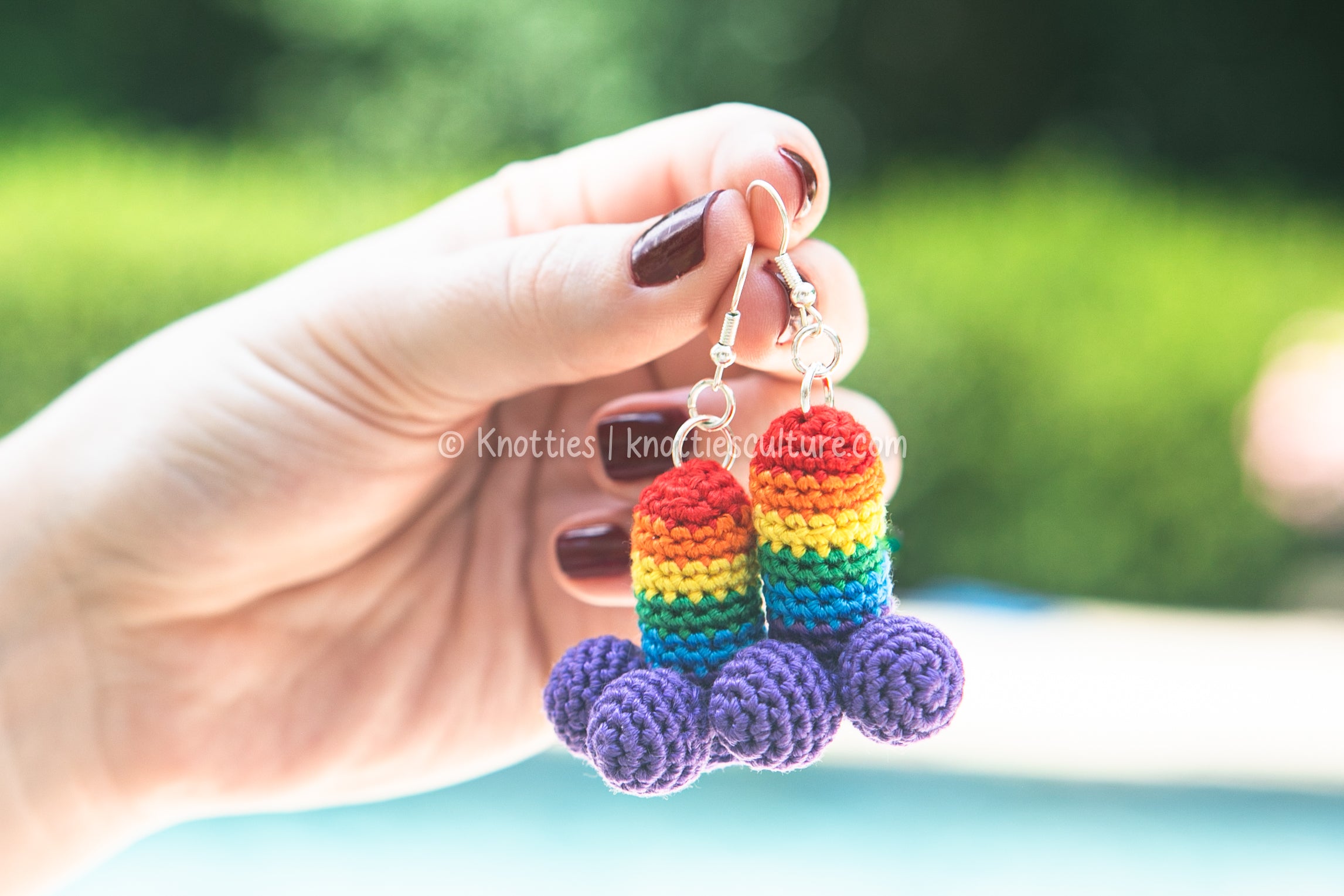 LIMITED DROP - RAINBOW Penis Earrings