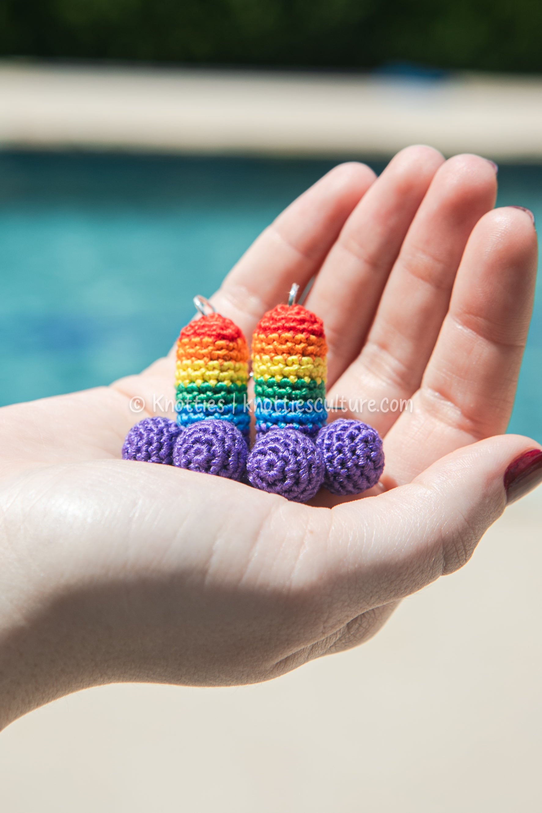 LIMITED DROP - RAINBOW Penis Earrings