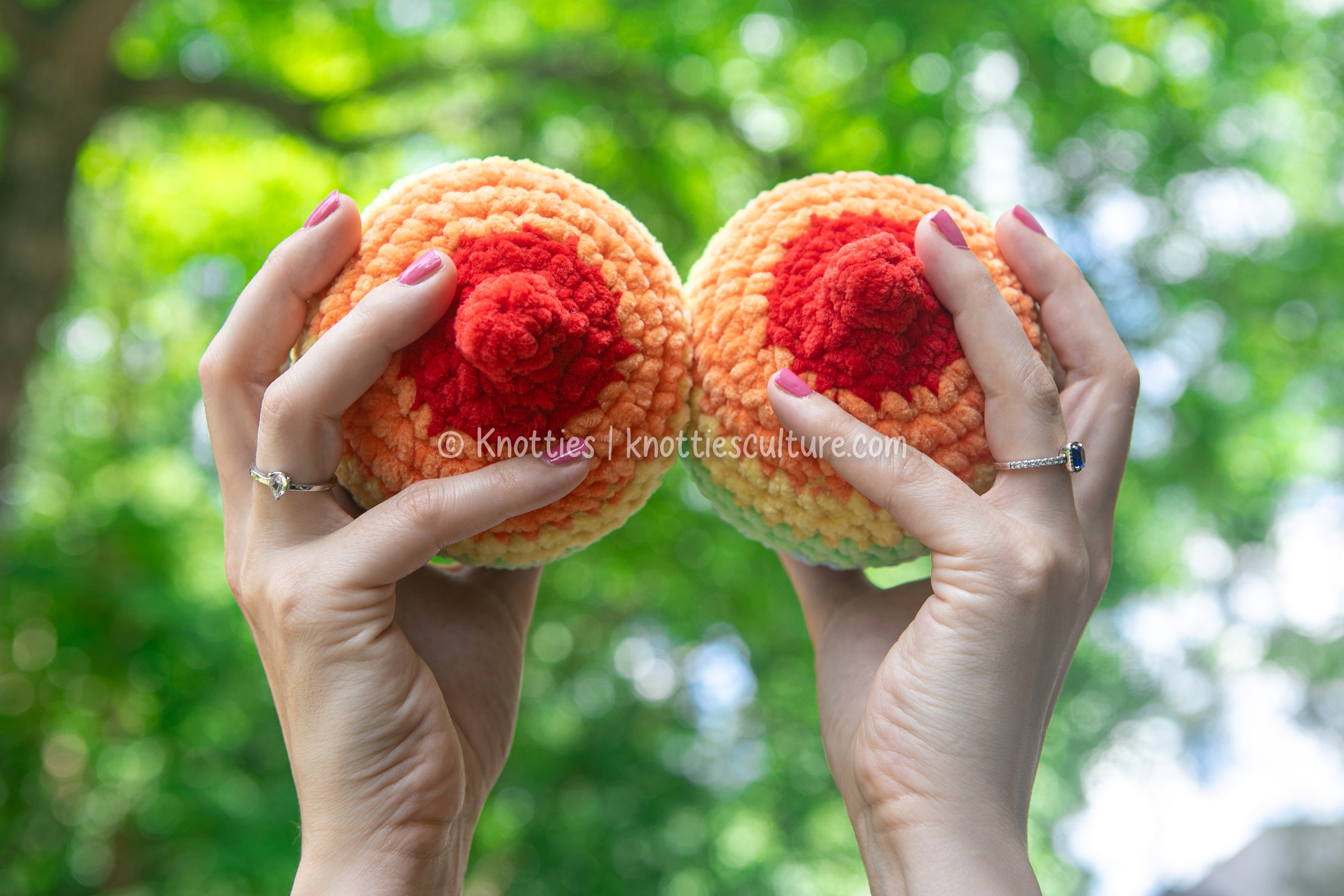 Boob Plushies - RAINBOW