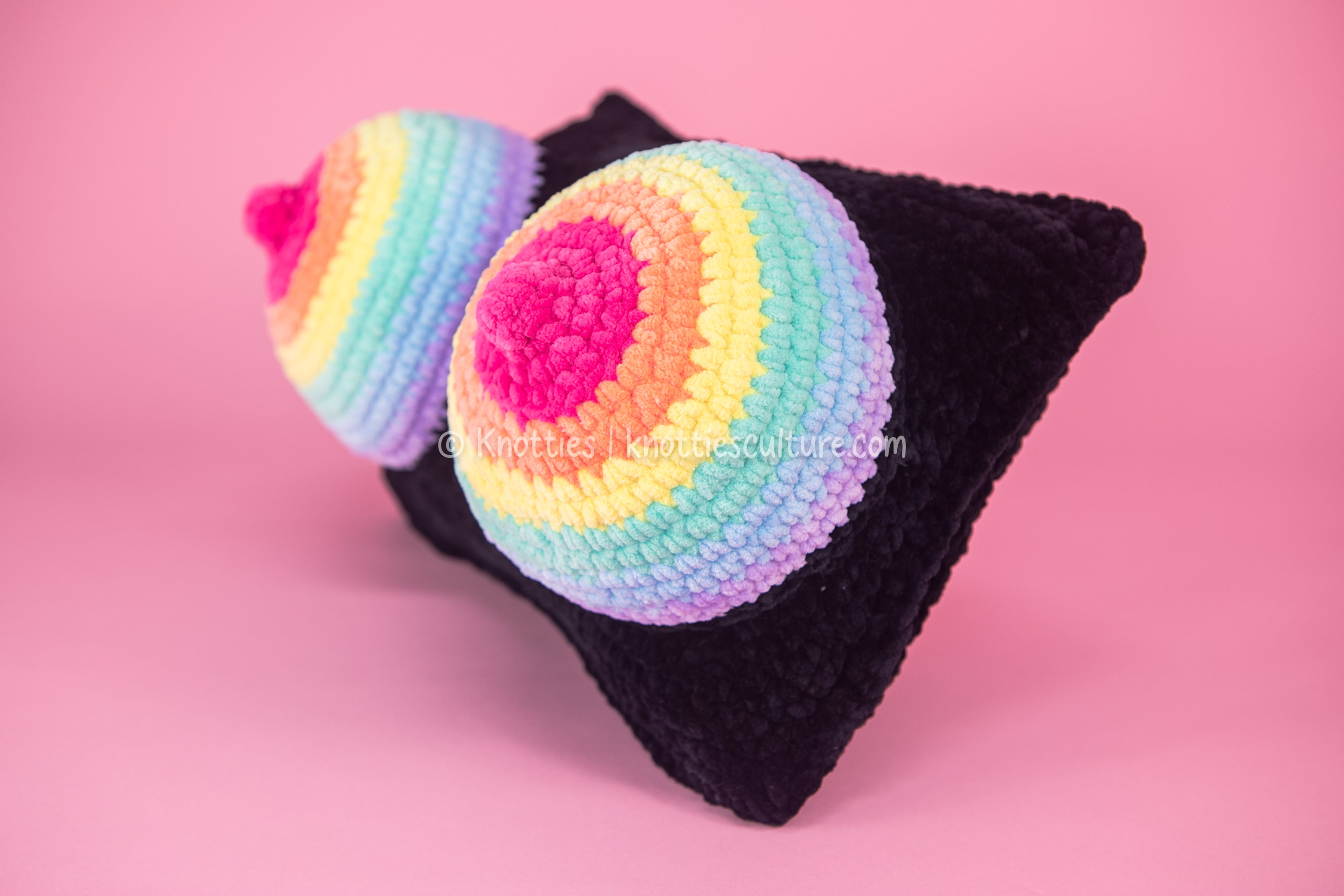 LIMITED DROP - RAINBOW Boobie Pillow (WITH BACK POCKETS)