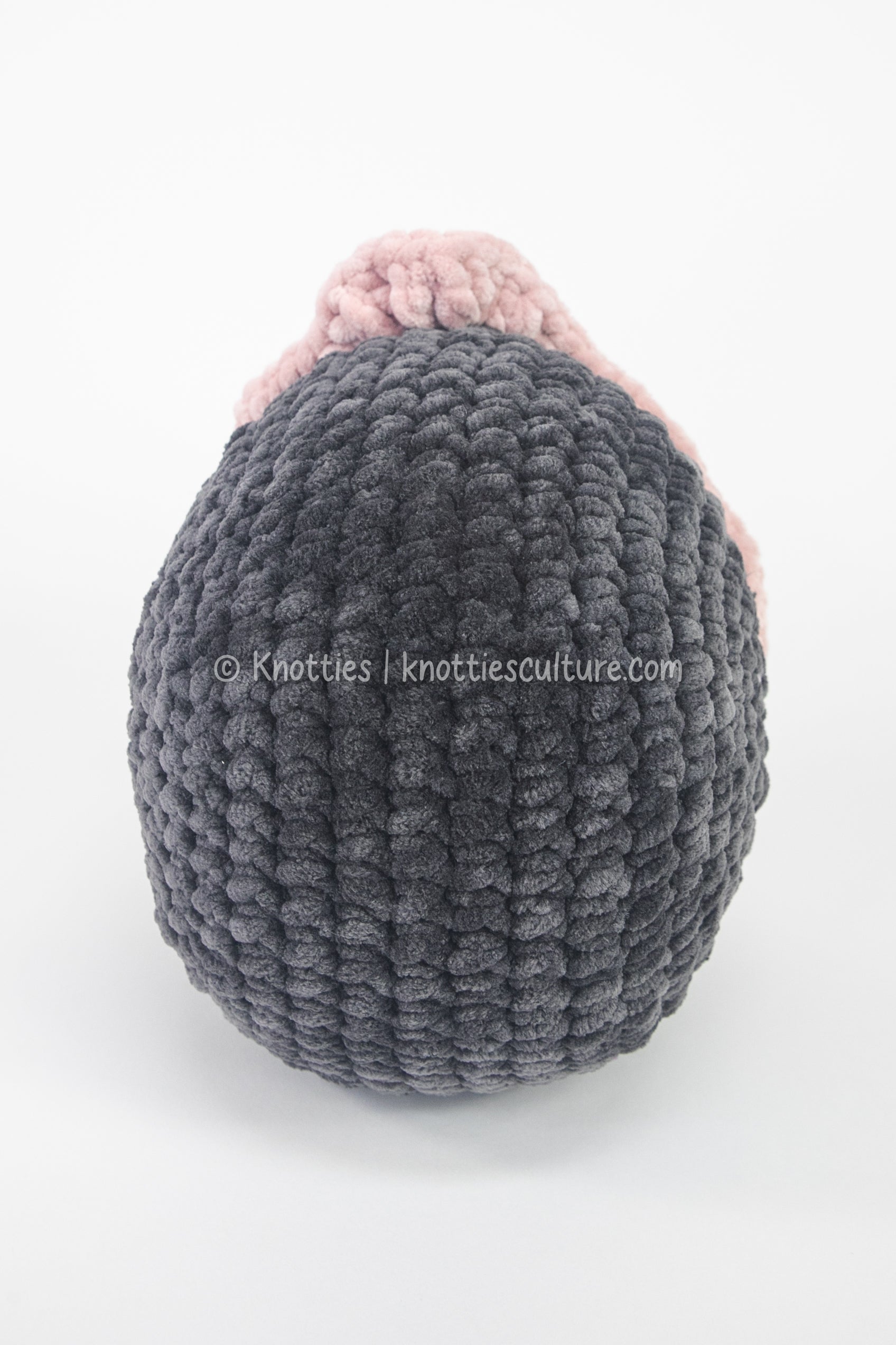 Vulva Pillow - PINK CHARCOAL