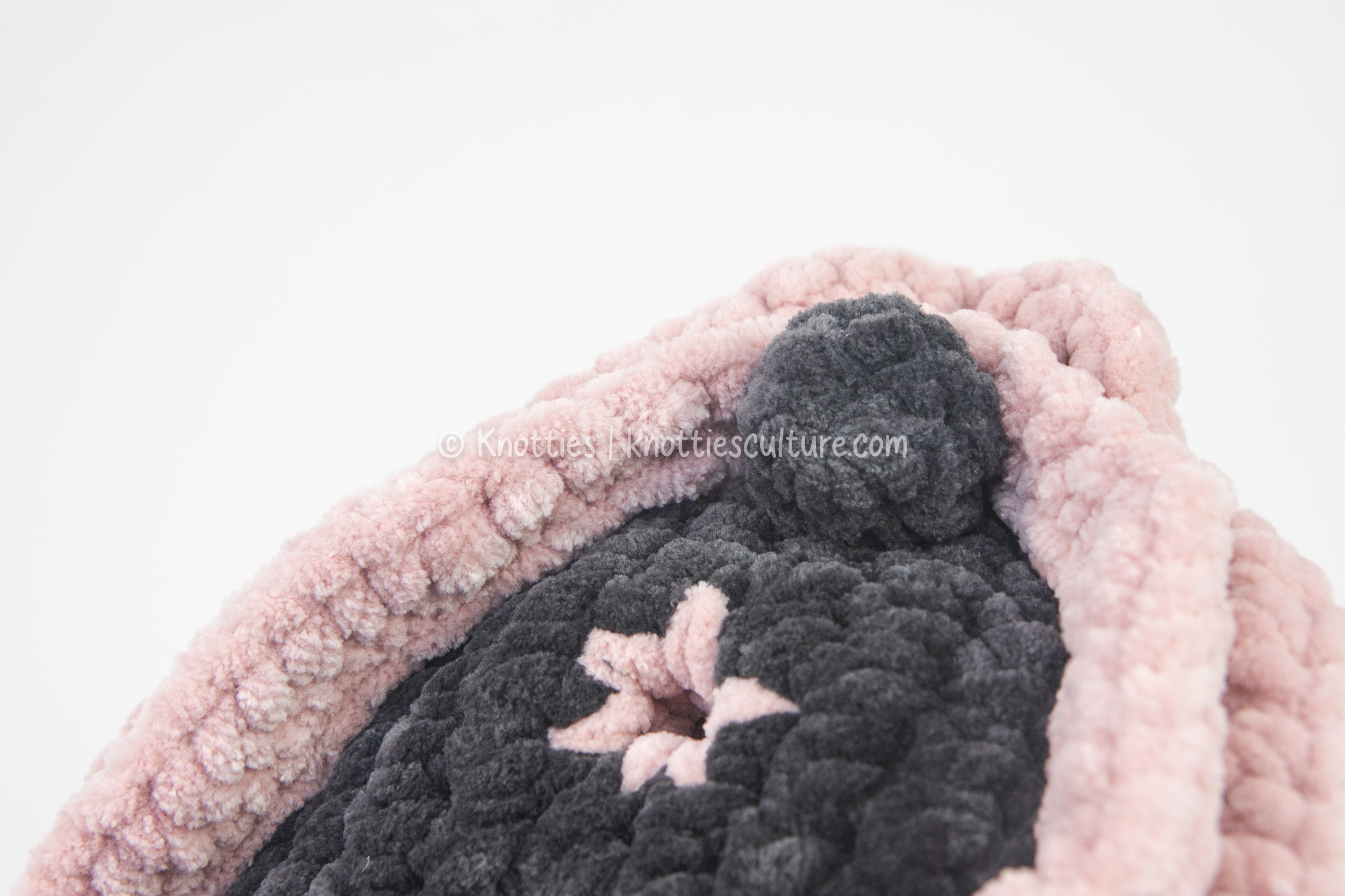 Vulva Pillow - PINK CHARCOAL